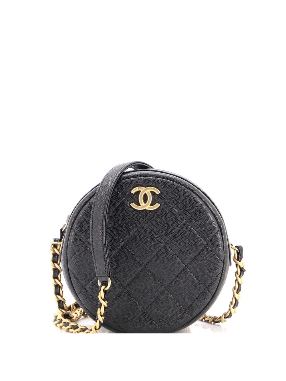 Chanel Round Chain Crossbody Bag #307012C32B